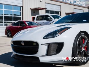 Jaguar F-TYPE Exterior Trim - Carbon Fiber - Front Splitter Trim Kit 
